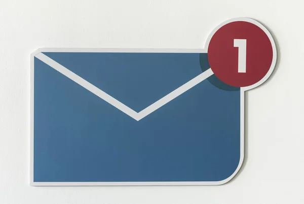 Neues Eingehendes Mail Symbol — Stockfoto