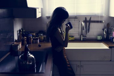 Kadın yaşam tarzı moda çekimi