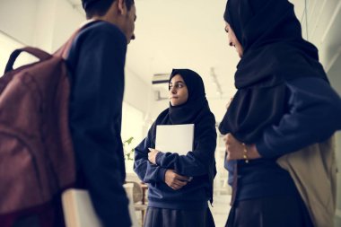 Bir grup Müslüman öğrenci