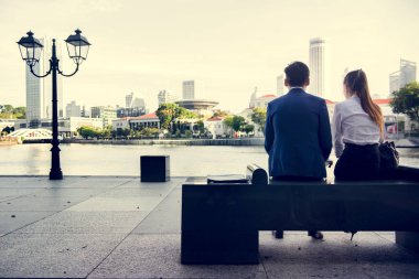 İş adamları ara vakit geçiriyor