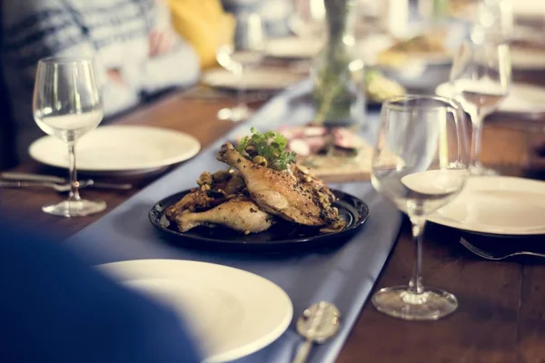 Comida Casera Una Fiesta — Foto de Stock