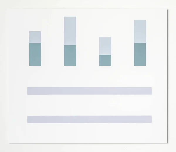 Icône Graphique Barres Analyse Des Données Commerciales — Photo