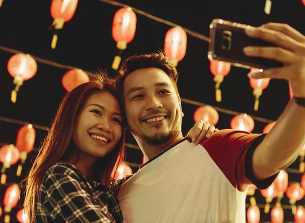 Pasangan Asia Cina Cepat — Stok Foto