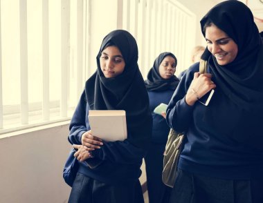 Bir grup Müslüman öğrenci