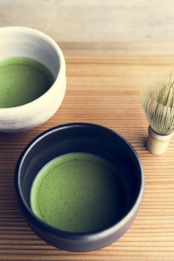 Japon oryantal matcha töreni geleneği