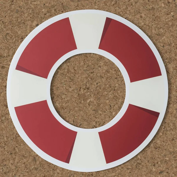 Піктограма Рятувального Рятувальника Ring Buoy — стокове фото
