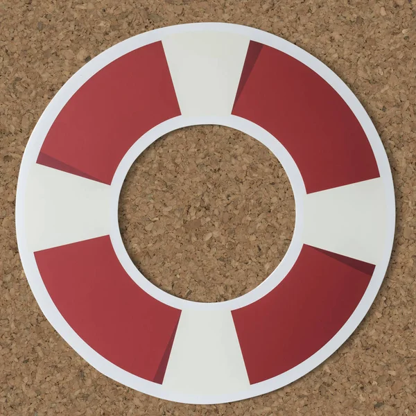 Ring Buoy Life Saver Icon — Stock Photo, Image