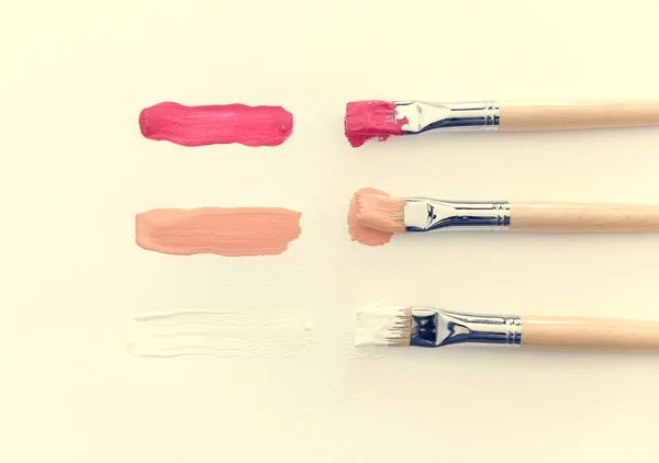 Paintbrush Art Tool White Background — Stock Photo, Image