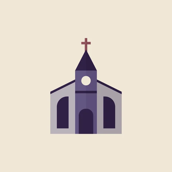 Illustration Une Église Chrétienne — Photo