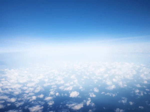 Cielo Blu Con Nuvole Carta Parati — Foto Stock