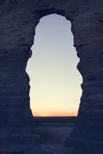 Den Vackra Utsikten Över Monument Rocks — Stockfoto