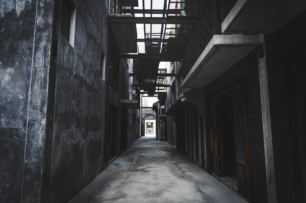 Camino Callejón Ciudad Bangkok — Foto de Stock