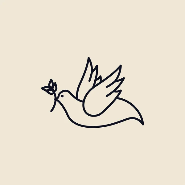 Illustration Dove Peace — Stock Photo, Image