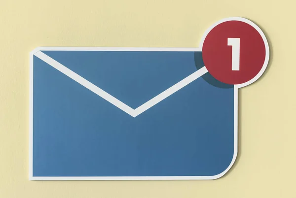 Neues Eingehendes Mail Symbol — Stockfoto