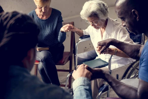 Diverse People Holding Hands Together — Stock Photo, Image