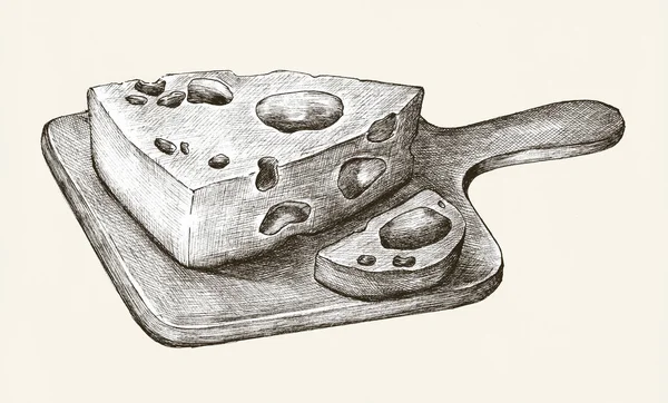 Χέρι Τυρί Γαλακτοκομικό Προϊόν — Φωτογραφία Αρχείου