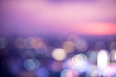Gece saat duvar kağıdı bulanık bokeh ışıklar