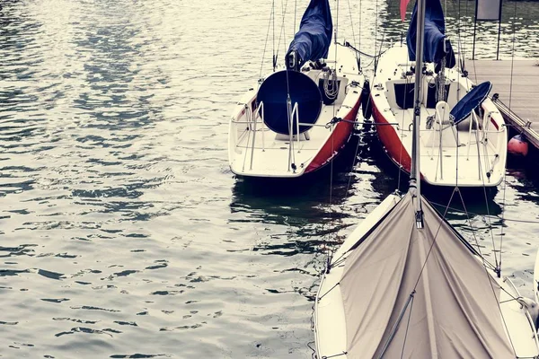 Dois Barcos Água — Fotografia de Stock