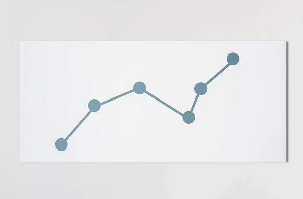 Graph Data Analys Ikon — Stockfoto