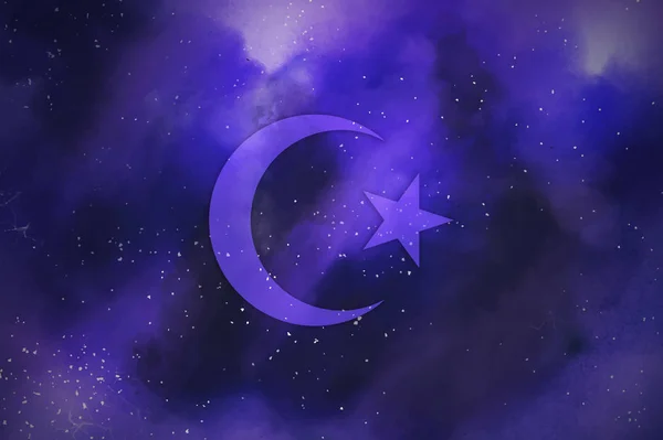 Symbol Świąt Islamskich Ramadan — Zdjęcie stockowe