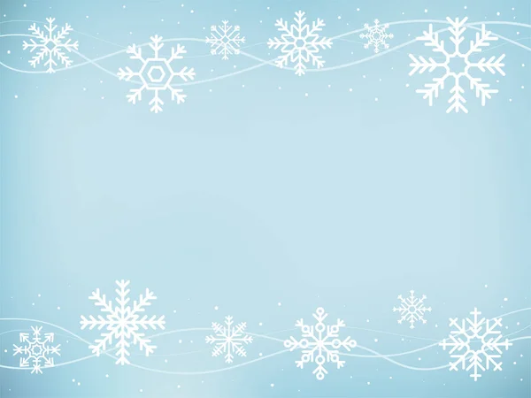 Ilustracja Uroczych Ikon Płatków Śniegu — Zdjęcie stockowe