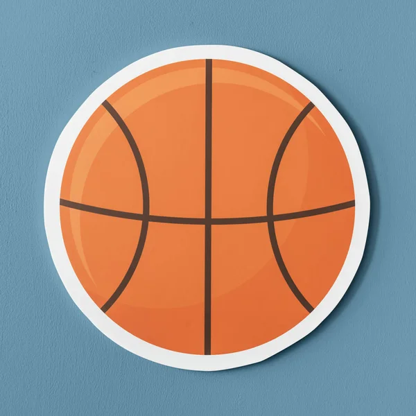 Papper Hantverk Basketboll — Stockfoto