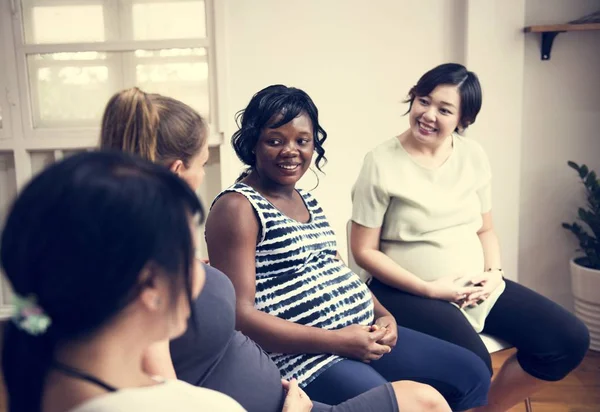 Zwangere Vrouwen Een Klasse — Stockfoto