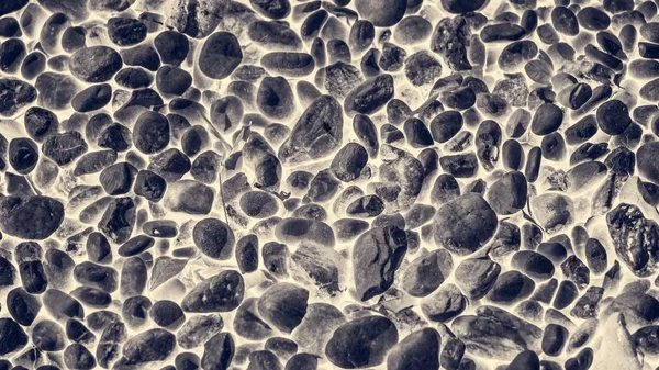 Stenen Pebbles Negatieve Kleur — Stockfoto