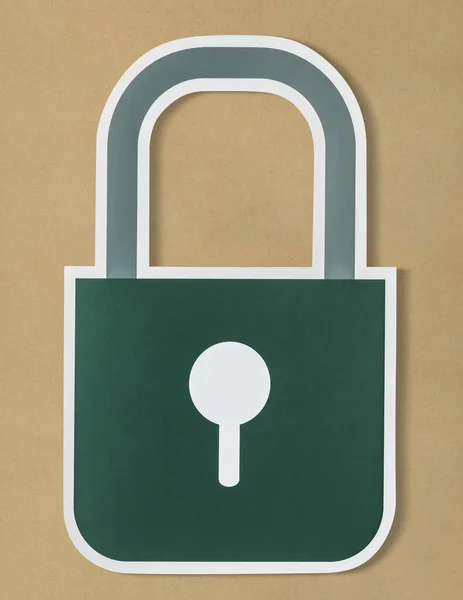Privacidade Ícone Bloqueio Segurança Símbolo — Fotografia de Stock