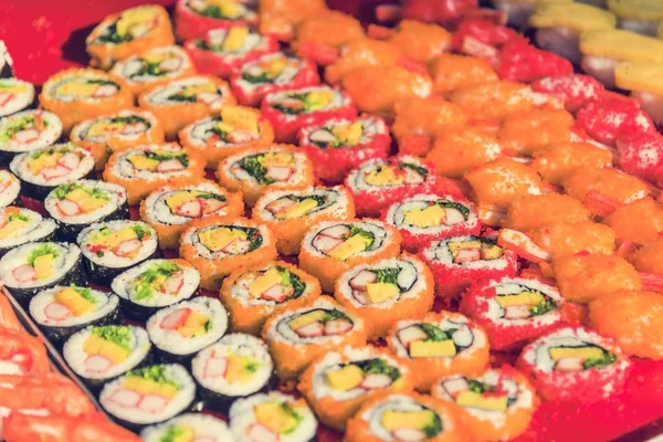 各色寿司卷 — 图库照片