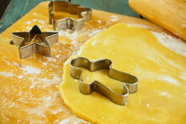 Çiğ kurabiye ve çerez kesici formlar tablo