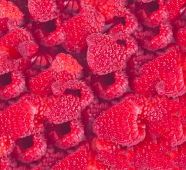 Taze ve tatlı ahududu arkaplanı. Kapat.