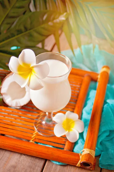 Traditionellen Karibischen Exotischen Tropischen Cocktail Trinken Pina Colada Einem Glas — Stockfoto