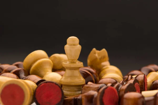 Schachfiguren-Konzept. — Stockfoto