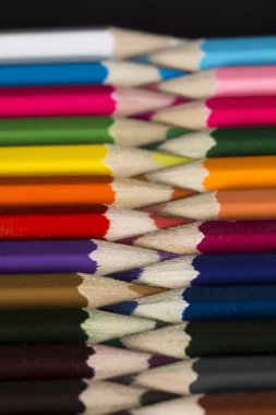 Birden çok penicils. Yüksek çözünürlüklü görüntü.