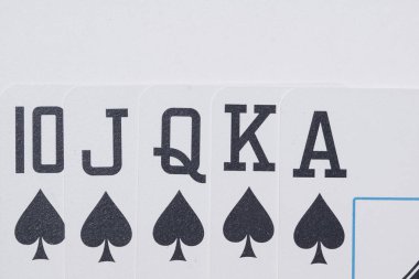 Poker kartları. Sanayi kumar için yüksek çözünürlüklü görüntü.