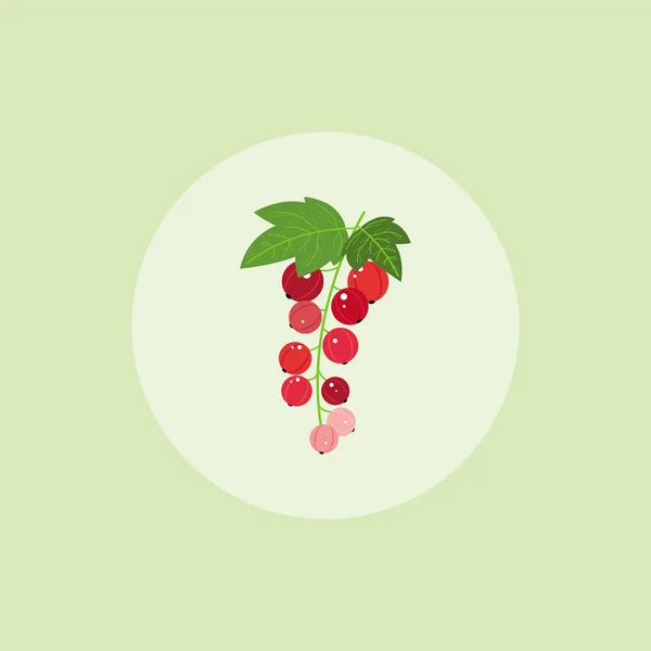 Johannisbeeren-Symbol. Vektorillustration — Stockvektor