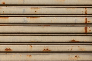 Vintage ve grunge sürgülü kapı demir