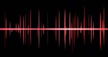 Kırmızı kıvılcım çizgi animasyon