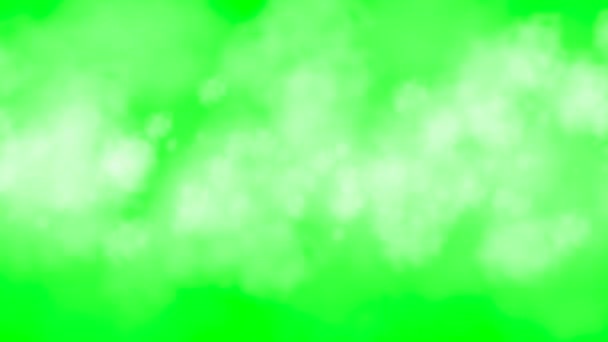 Voyage à travers les nuages grandissants écran vert 