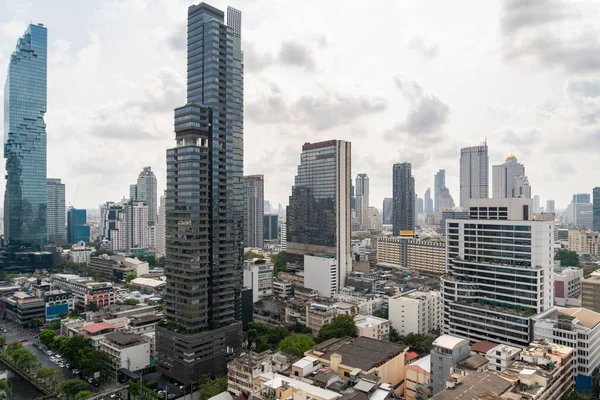 Modern unique Asian city panorama view, day time. Mixture of architect styles — Stock Photo, Image