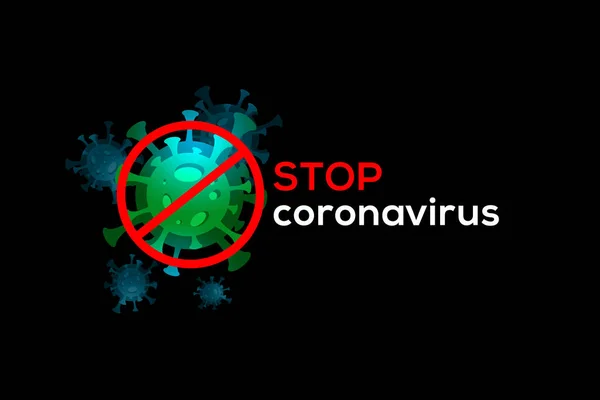 Schwimmende Influenza-Viruszellen illustrieren. Gefährliches asiatisches ncov-Coronavirus, SARS-Pandemierisiko. Quarantäne-Konzept. 3D-Darstellung — Stockfoto