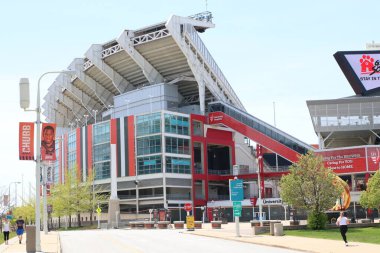 Cleveland, Ohio-ABD 17 Mayıs 2020 First Energy Stadyumu. NFL Cleveland Browns 'un evi.