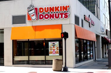 Cleveland, Ohio 17 Mayıs 2020 Dunkin 'Donuts Kahve Dükkanı