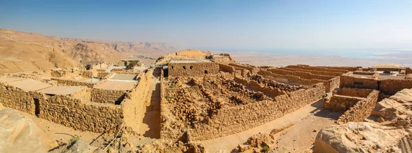 Panoramic View Walls Buildings Masada — Stock Photo, Image