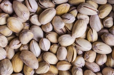 Fıstıklı fındık. Makro atış. Arkaplan resmi