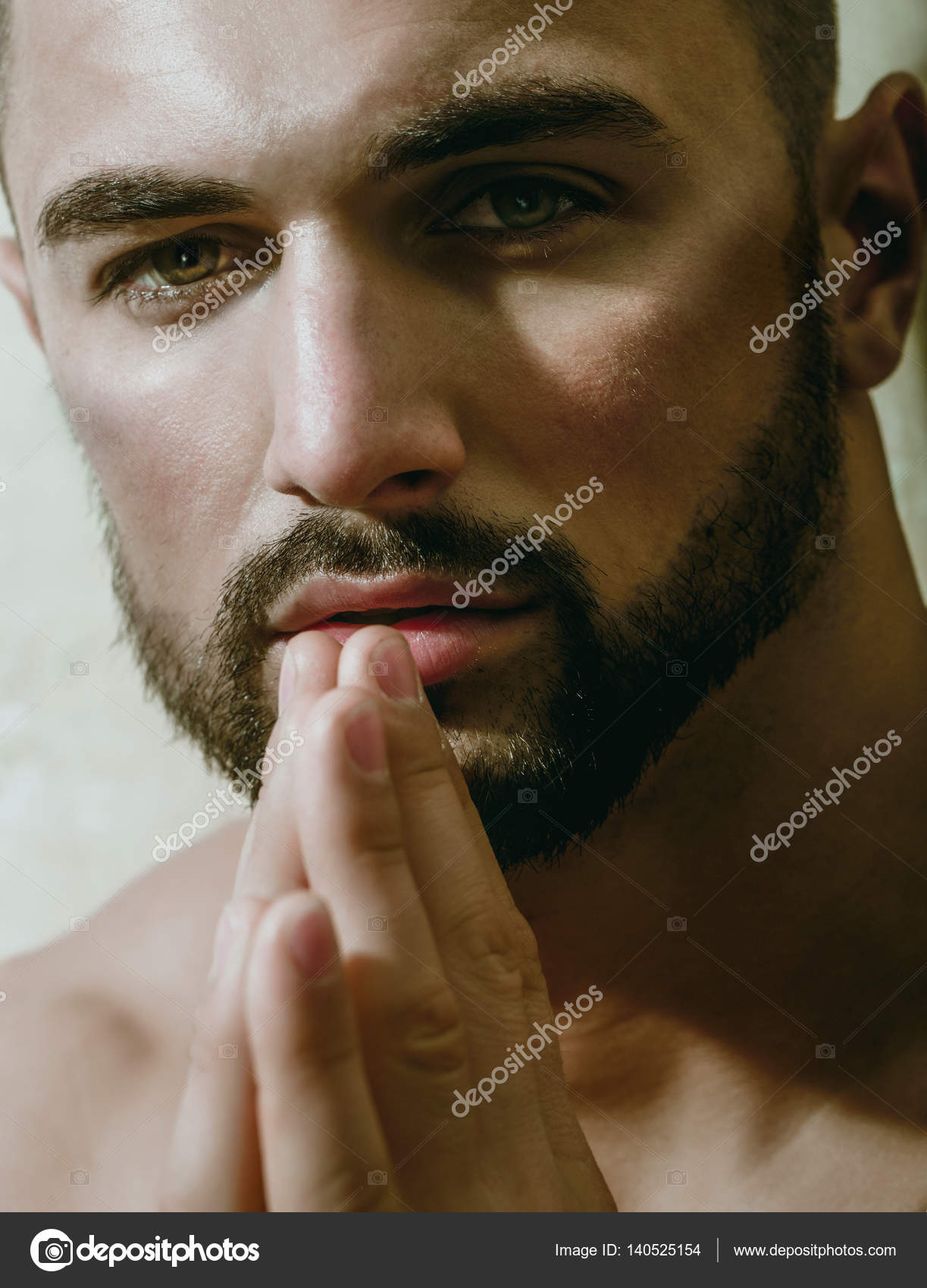 Nude Bearded Men