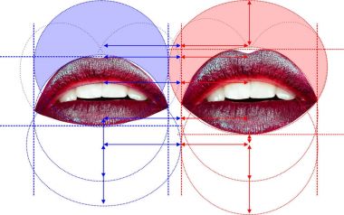 Dudak enjeksiyon hacmi, seksi dudaklar daha büyük, fuller. Medikal kozmetik düzeni artış kadın ağız. Moda seksi öpücük ruj. Yüz estetik cerrah enjekte edilebilir teknik atölye