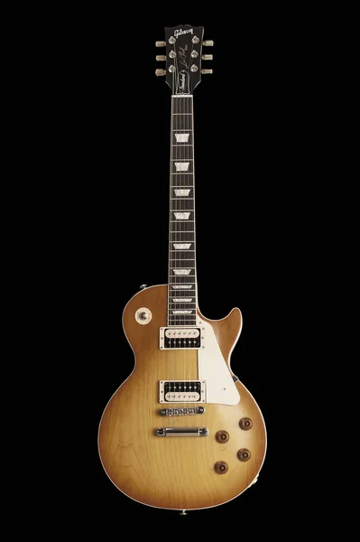 Gibson Les Paul Standard Rechtenvrije Stockafbeeldingen