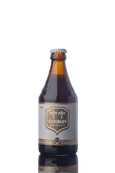 Cerveza Trapense Botella Chimay — Foto de Stock